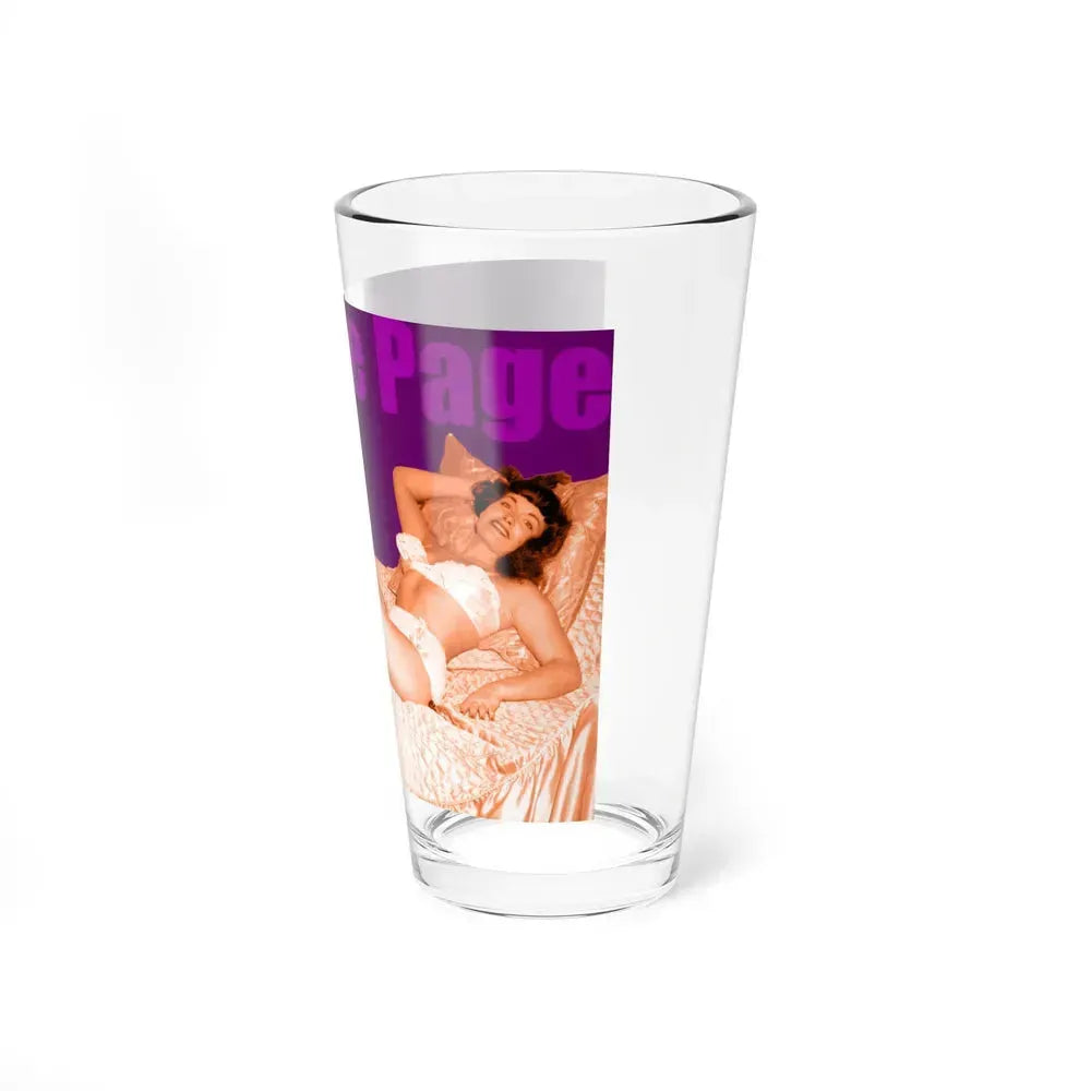 Bettie Page #503 (Vintage Female Icon) Pint Glass 16oz - Go Mug Yourself