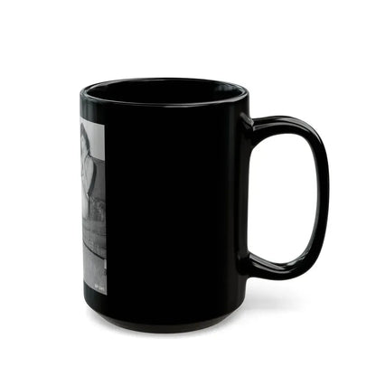 Bettie Page #506 (Vintage Female Icon) Black Coffee Mug - Go Mug Yourself