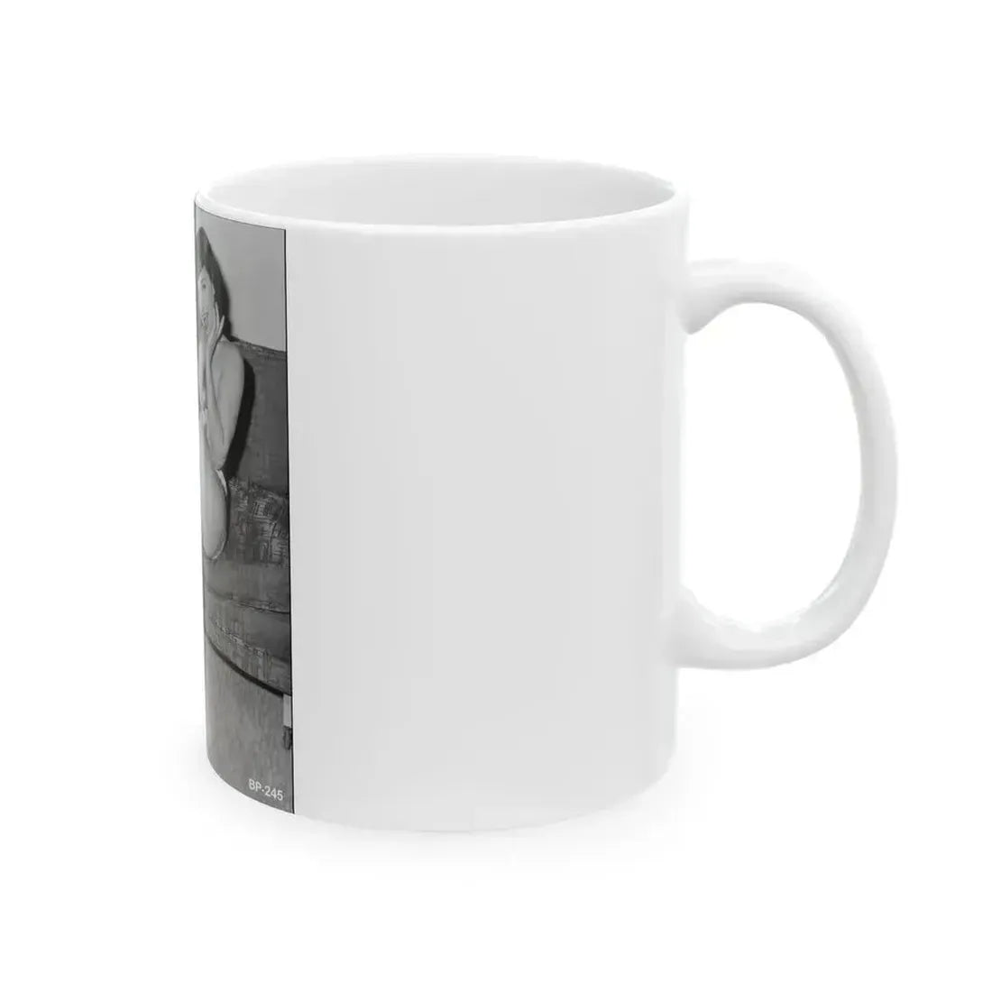 Bettie Page #506 (Vintage Female Icon) White Coffee Mug - Go Mug Yourself