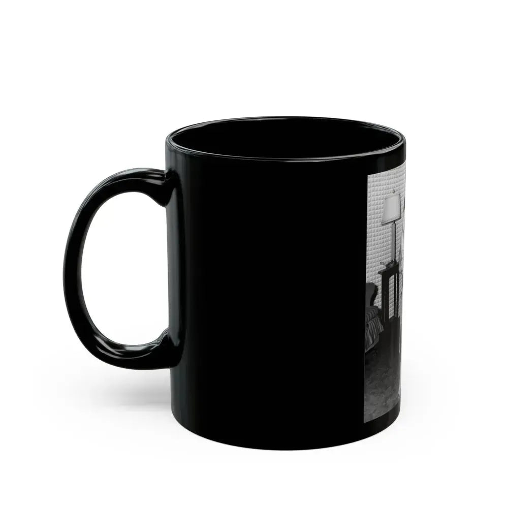 Bettie Page #508 (Vintage Female Icon) Black Coffee Mug - Go Mug Yourself