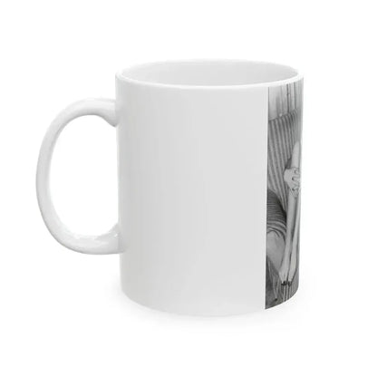 Bettie Page #509 (Vintage Female Icon) White Coffee Mug - Go Mug Yourself