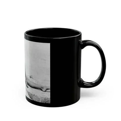 Bettie Page #512 (Vintage Female Icon) Black Coffee Mug - Go Mug Yourself
