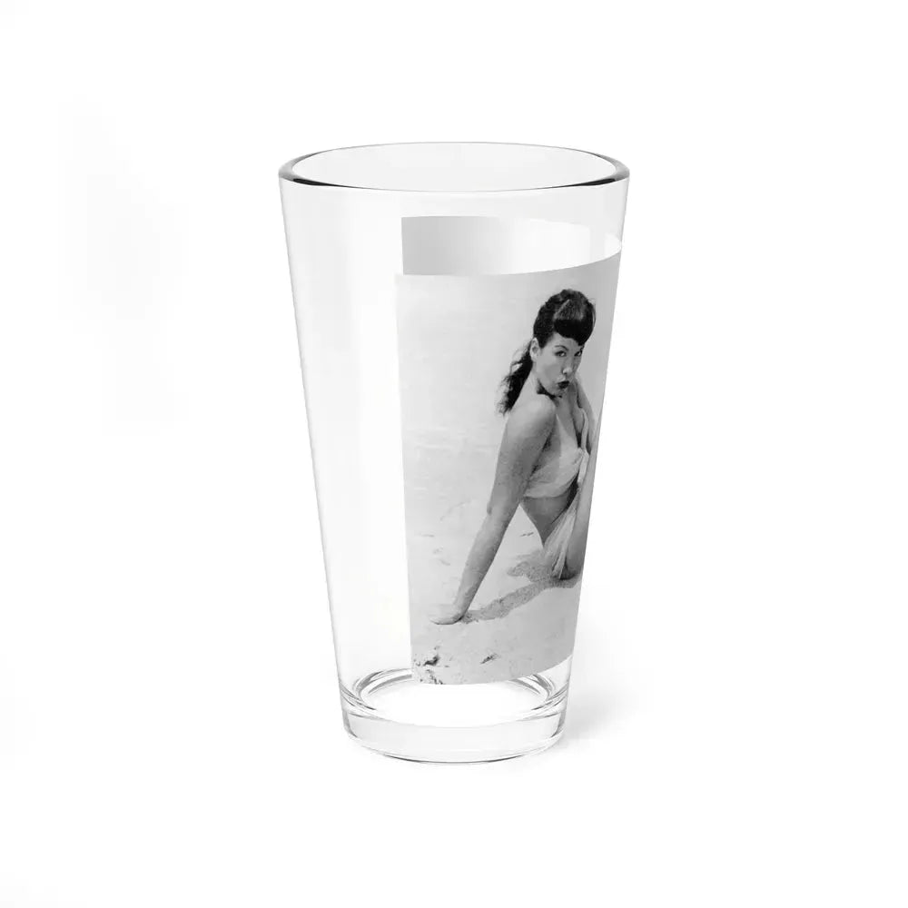 Bettie Page #512 (Vintage Female Icon) Pint Glass 16oz - Go Mug Yourself