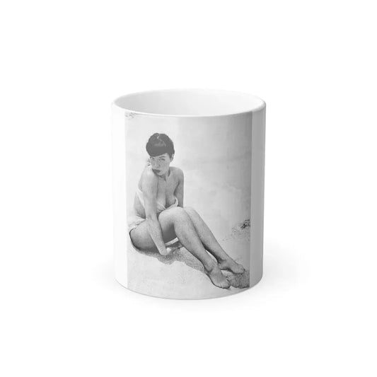 Bettie Page #513 (Vintage Female Icon) Color Changing Coffee Mug 11oz - Go Mug Yourself