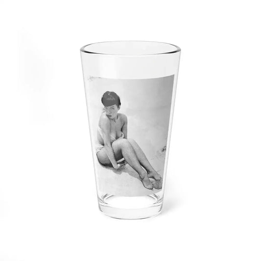 Bettie Page #513 (Vintage Female Icon) Pint Glass 16oz 16oz - Go Mug Yourself