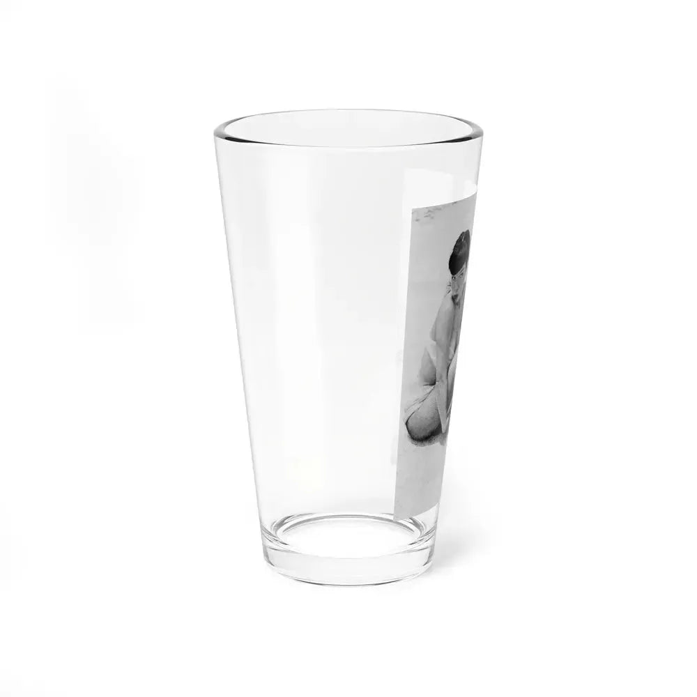 Bettie Page #513 (Vintage Female Icon) Pint Glass 16oz - Go Mug Yourself