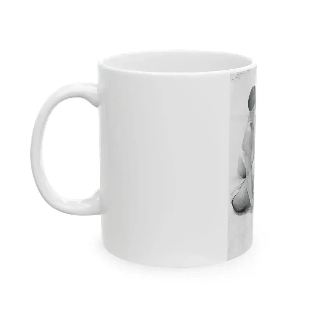 Bettie Page #513 (Vintage Female Icon) White Coffee Mug - Go Mug Yourself