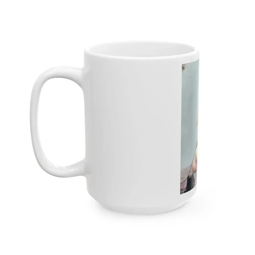 Bettie Page #517 (Vintage Female Icon) White Coffee Mug - Go Mug Yourself