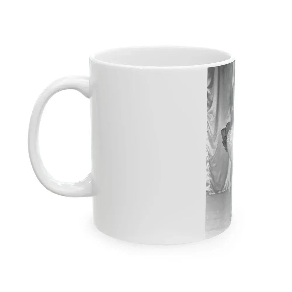 Bettie Page #52 (Vintage Female Icon) White Coffee Mug - Go Mug Yourself