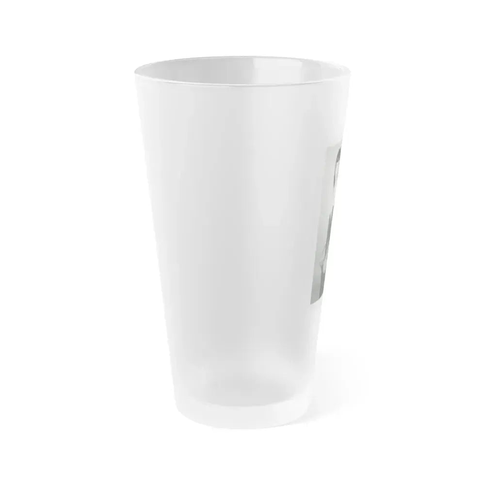 Bettie Page #524 (Vintage Female Icon) Frosted Pint Glass 16oz - Go Mug Yourself