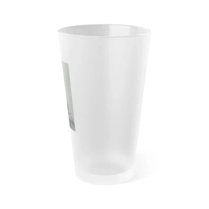 Bettie Page #524 (Vintage Female Icon) Frosted Pint Glass 16oz - Go Mug Yourself