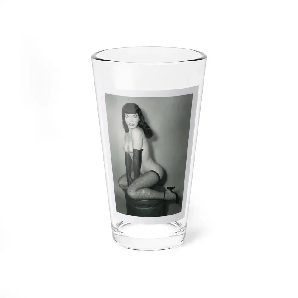 Bettie Page #524 (Vintage Female Icon) Pint Glass 16oz 16oz - Go Mug Yourself