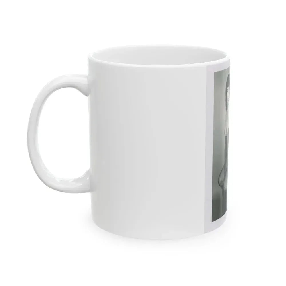 Bettie Page #524 (Vintage Female Icon) White Coffee Mug - Go Mug Yourself