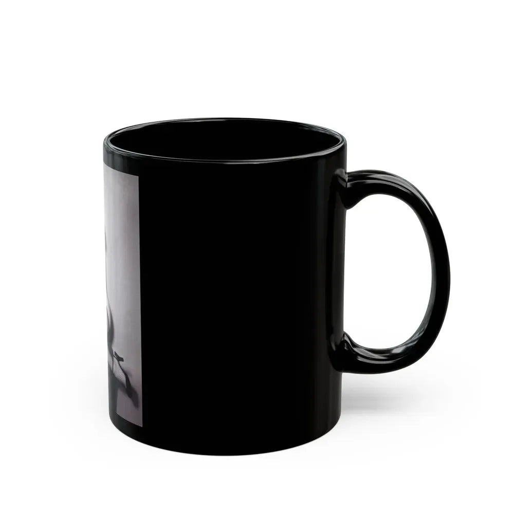 Bettie Page #524_1 (Vintage Female Icon) Black Coffee Mug - Go Mug Yourself