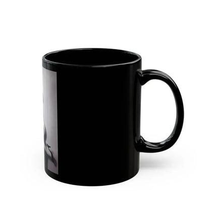 Bettie Page #524_1 (Vintage Female Icon) Black Coffee Mug - Go Mug Yourself