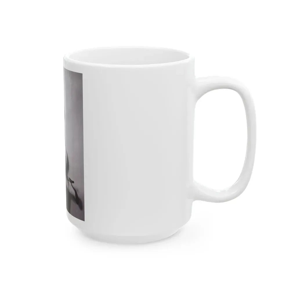 Bettie Page #524_1 (Vintage Female Icon) White Coffee Mug - Go Mug Yourself