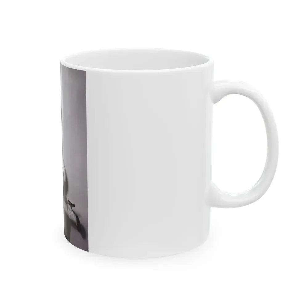 Bettie Page #524_1 (Vintage Female Icon) White Coffee Mug - Go Mug Yourself