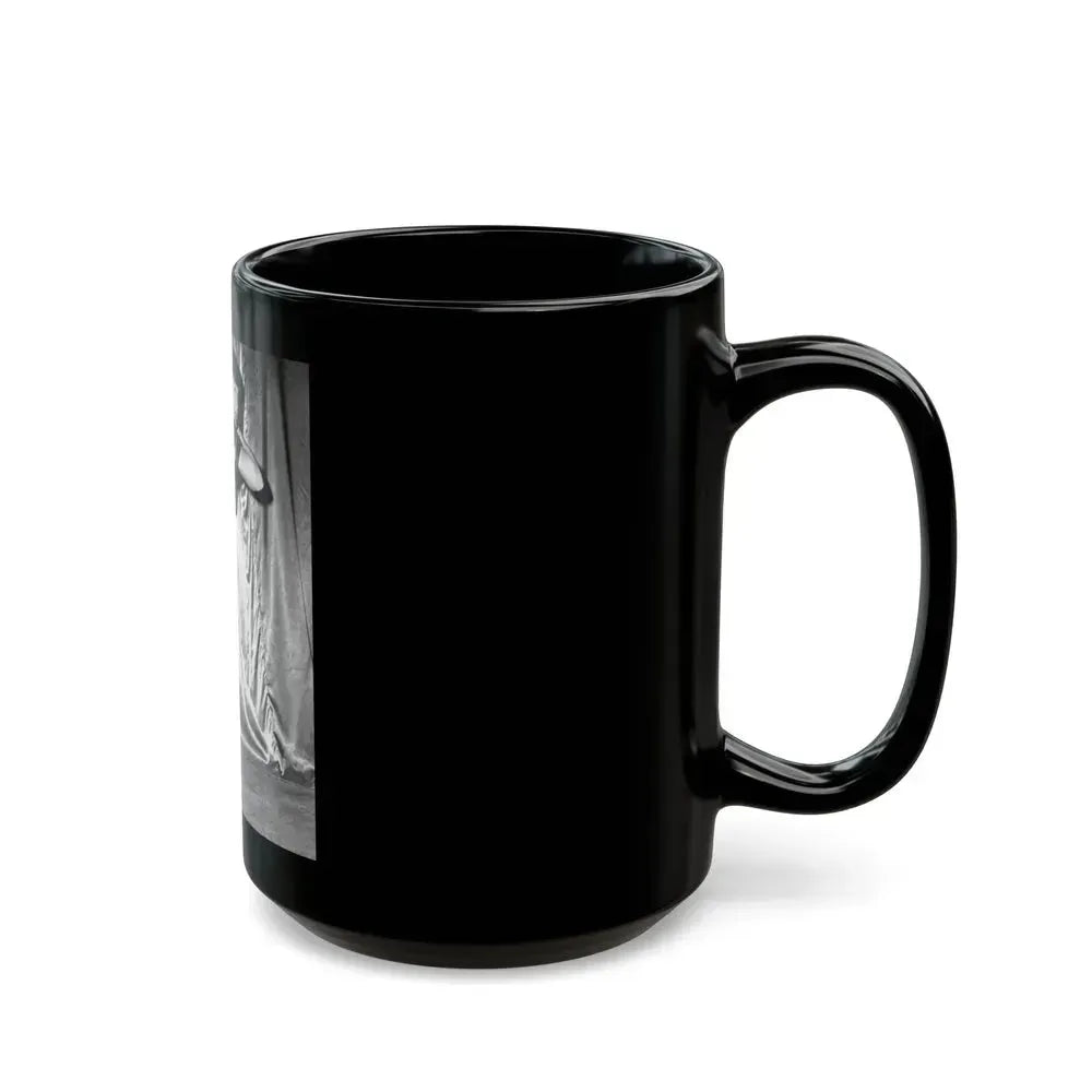 Bettie Page #53 (Vintage Female Icon) Black Coffee Mug - Go Mug Yourself