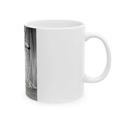 Bettie Page #53 (Vintage Female Icon) White Coffee Mug - Go Mug Yourself