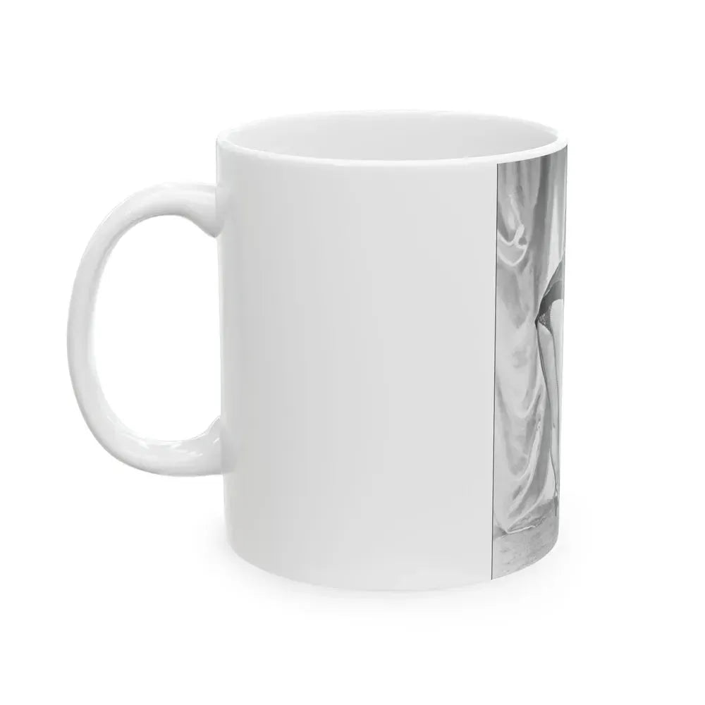 Bettie Page #53 (Vintage Female Icon) White Coffee Mug - Go Mug Yourself