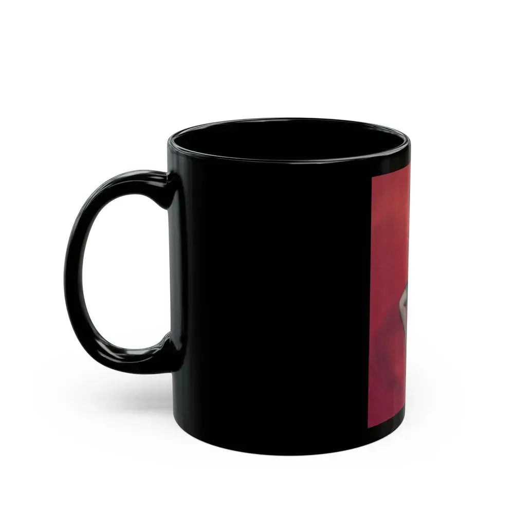 Bettie Page #54 (Vintage Female Icon) Black Coffee Mug - Go Mug Yourself