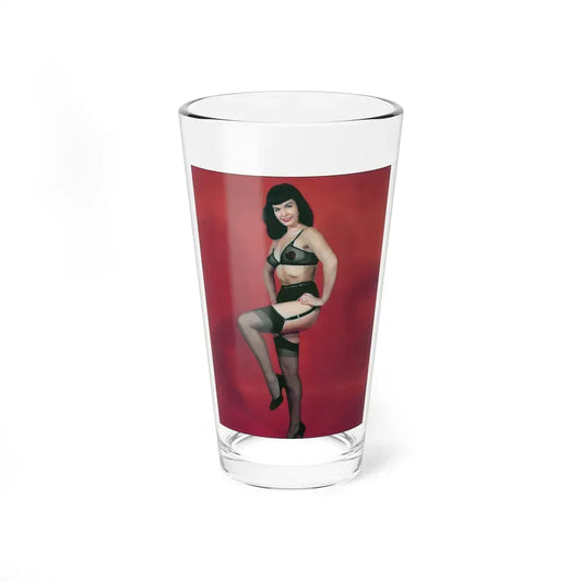 Bettie Page #54 (Vintage Female Icon) Pint Glass 16oz 16oz - Go Mug Yourself