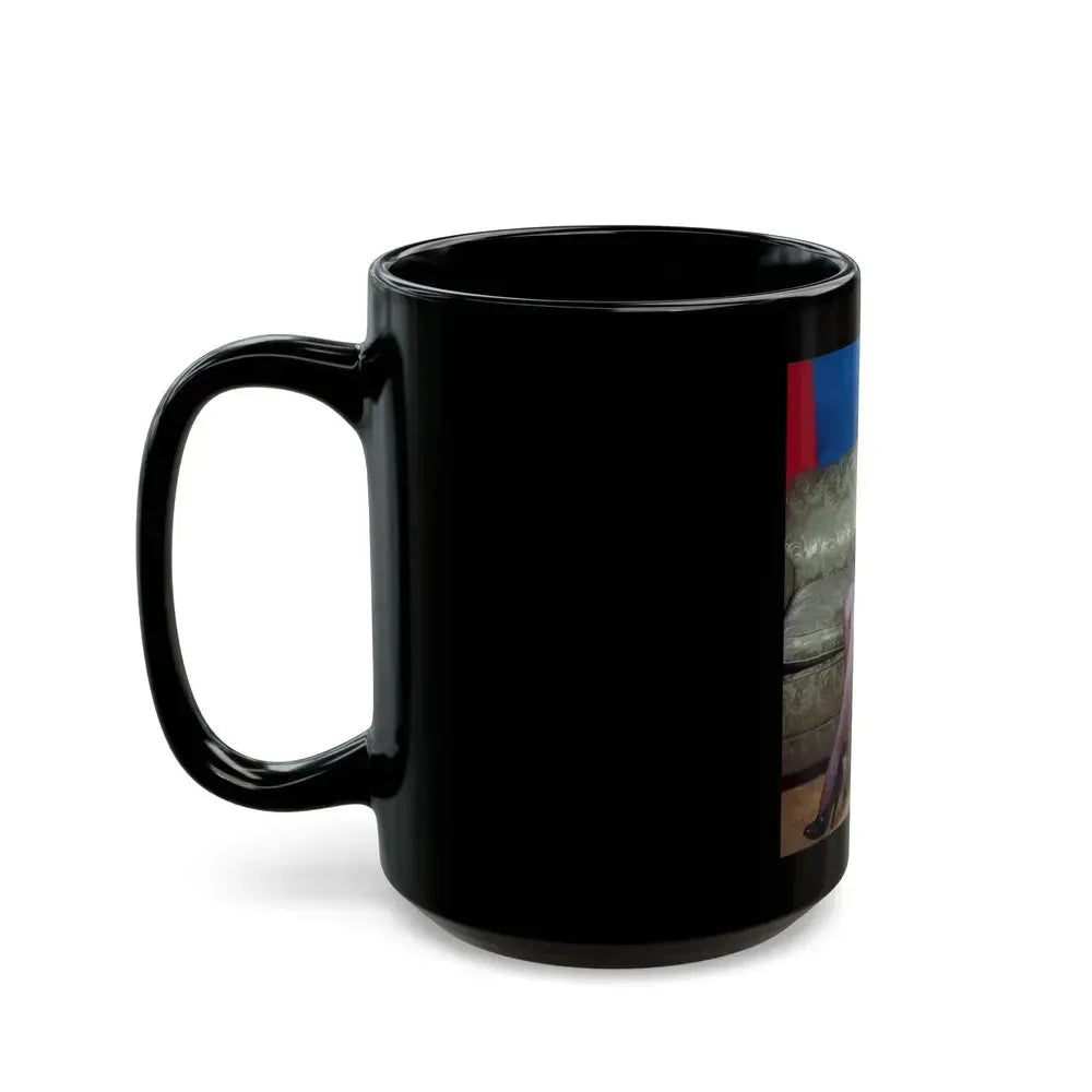 Bettie Page #56 (Vintage Female Icon) Black Coffee Mug - Go Mug Yourself