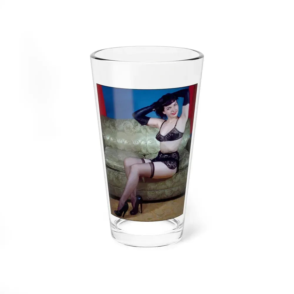 Bettie Page #56 (Vintage Female Icon) Pint Glass 16oz 16oz - Go Mug Yourself