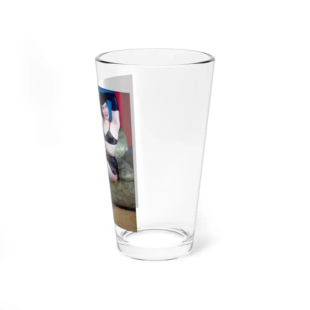 Bettie Page #56 (Vintage Female Icon) Pint Glass 16oz - Go Mug Yourself