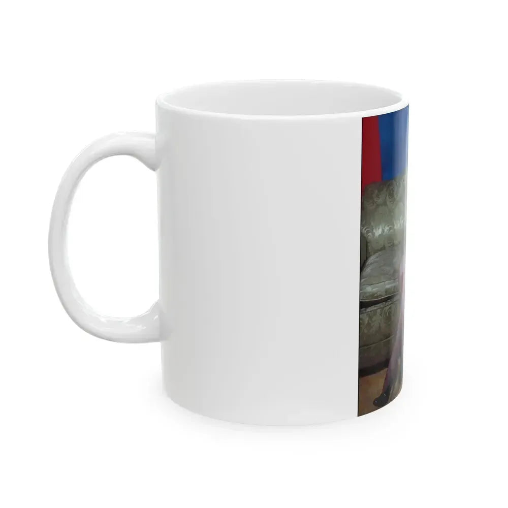 Bettie Page #56 (Vintage Female Icon) White Coffee Mug - Go Mug Yourself
