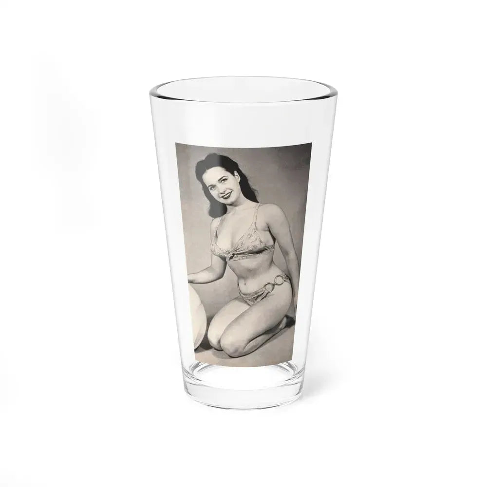 Bettie Page #564 (Vintage Female Icon) Pint Glass 16oz 16oz - Go Mug Yourself