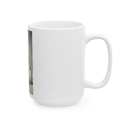Bettie Page #564 (Vintage Female Icon) White Coffee Mug - Go Mug Yourself