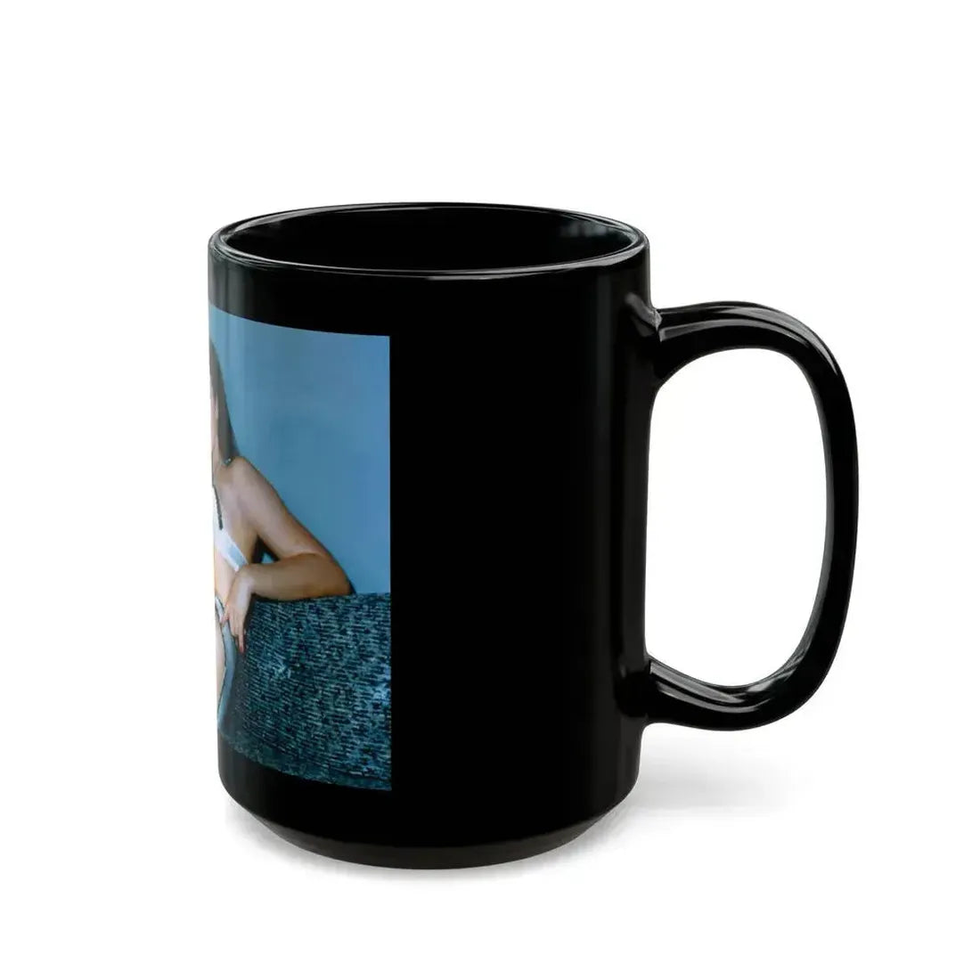 Bettie Page #566 (Vintage Female Icon) Black Coffee Mug - Go Mug Yourself
