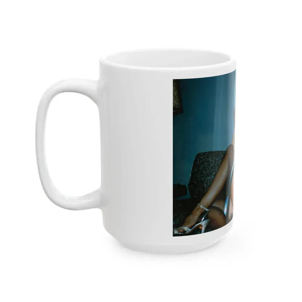 Bettie Page #566 (Vintage Female Icon) White Coffee Mug - Go Mug Yourself