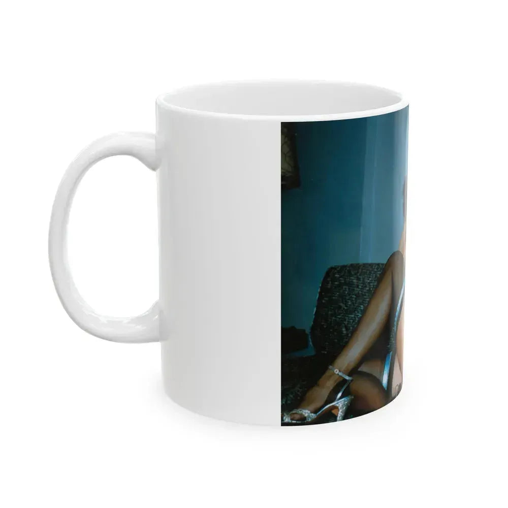 Bettie Page #566 (Vintage Female Icon) White Coffee Mug - Go Mug Yourself