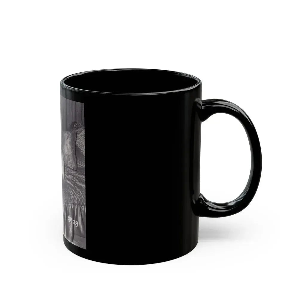 Bettie Page #567 (Vintage Female Icon) Black Coffee Mug - Go Mug Yourself