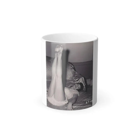 Bettie Page #568 (Vintage Female Icon) Color Changing Coffee Mug 11oz - Go Mug Yourself