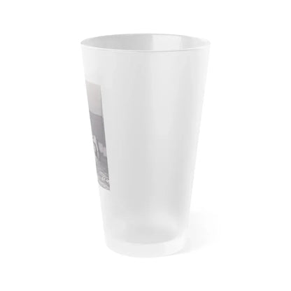 Bettie Page #568 (Vintage Female Icon) Frosted Pint Glass 16oz - Go Mug Yourself