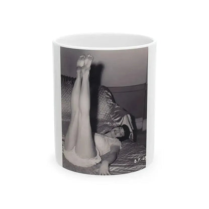 Bettie Page #568 (Vintage Female Icon) White Coffee Mug 11oz - Go Mug Yourself