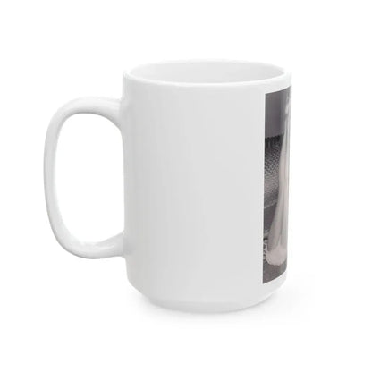 Bettie Page #568 (Vintage Female Icon) White Coffee Mug - Go Mug Yourself