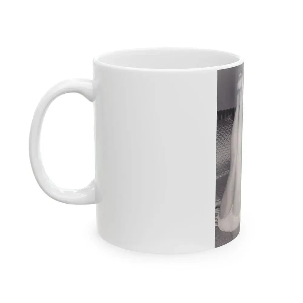 Bettie Page #568 (Vintage Female Icon) White Coffee Mug - Go Mug Yourself