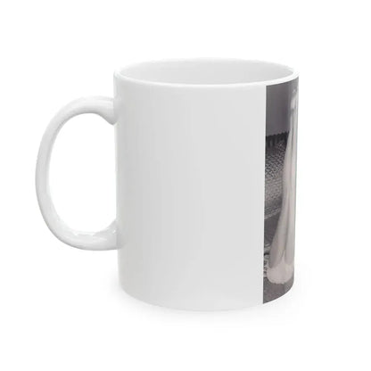 Bettie Page #568 (Vintage Female Icon) White Coffee Mug - Go Mug Yourself