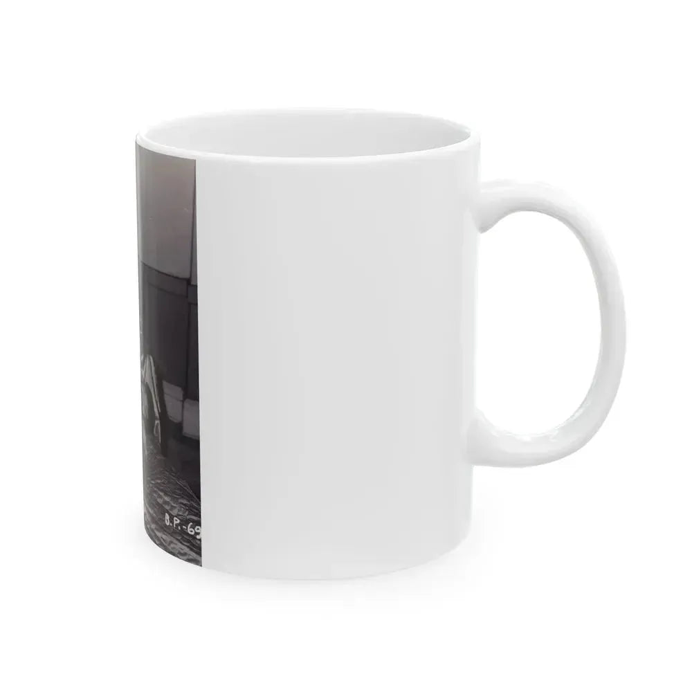 Bettie Page #568 (Vintage Female Icon) White Coffee Mug - Go Mug Yourself
