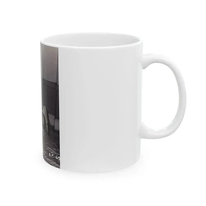 Bettie Page #568 (Vintage Female Icon) White Coffee Mug - Go Mug Yourself