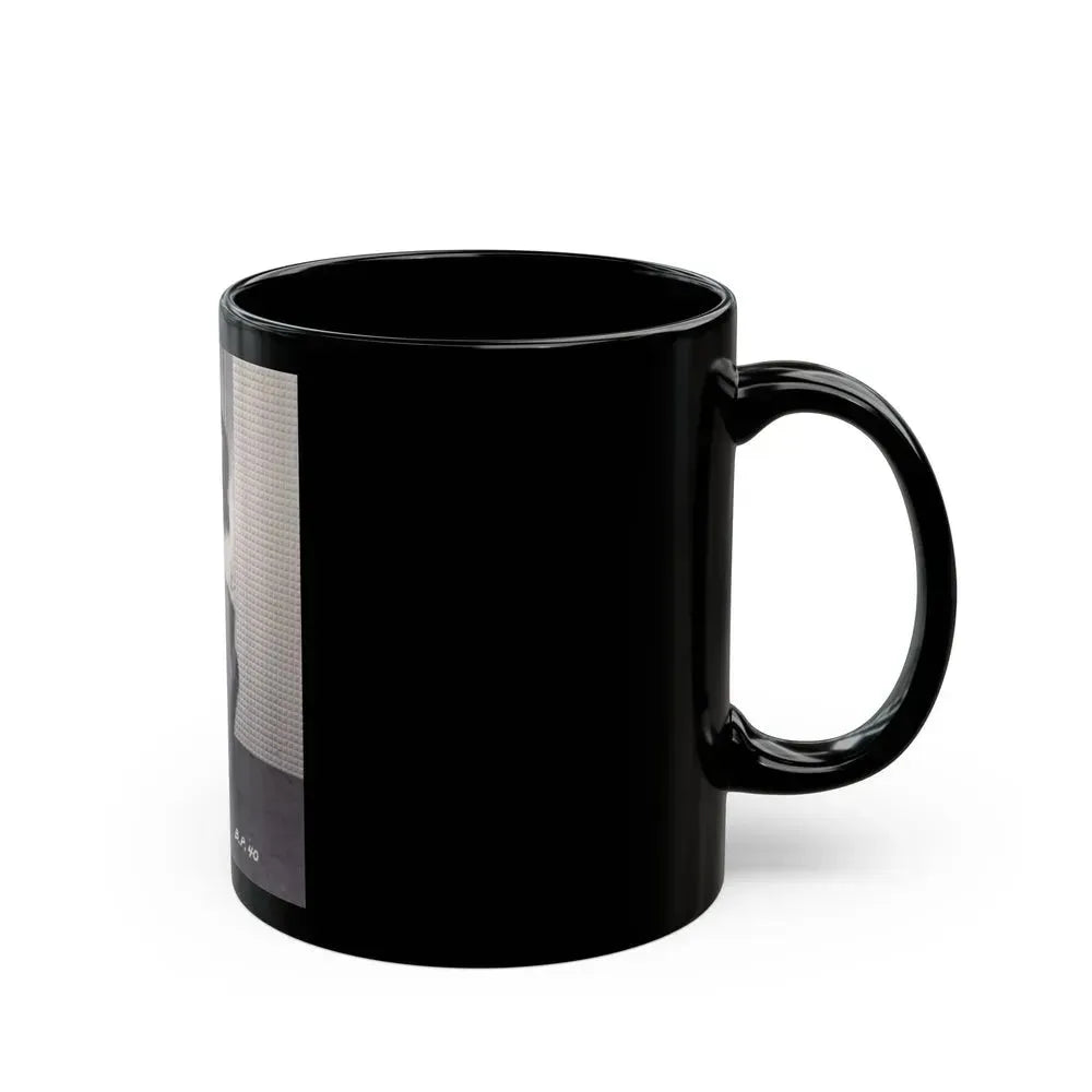 Bettie Page #569 (Vintage Female Icon) Black Coffee Mug - Go Mug Yourself