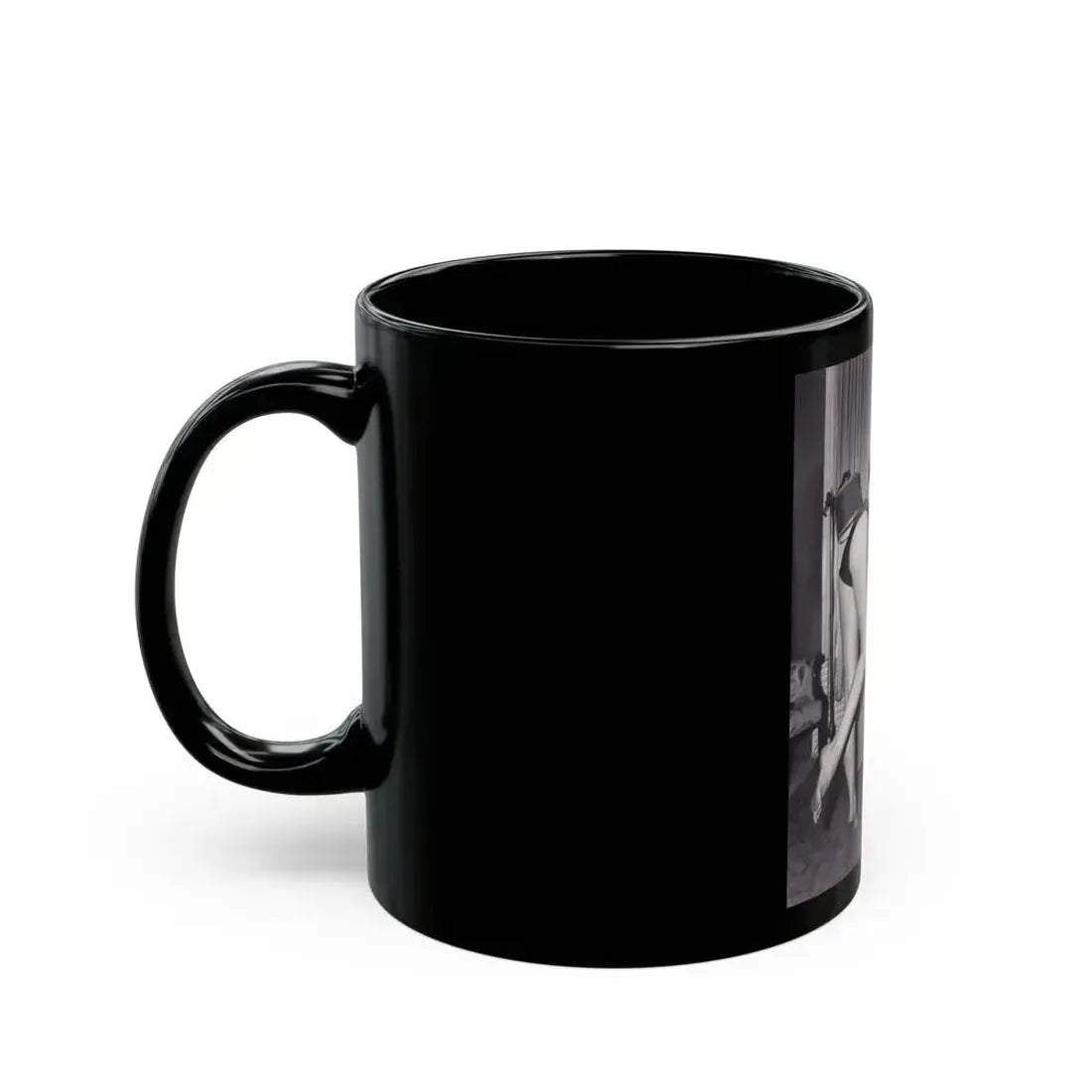 Bettie Page #569 (Vintage Female Icon) Black Coffee Mug - Go Mug Yourself