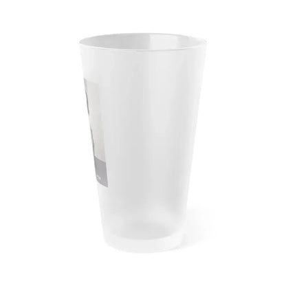 Bettie Page #569 (Vintage Female Icon) Frosted Pint Glass 16oz - Go Mug Yourself