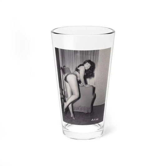 Bettie Page #569 (Vintage Female Icon) Pint Glass 16oz 16oz - Go Mug Yourself