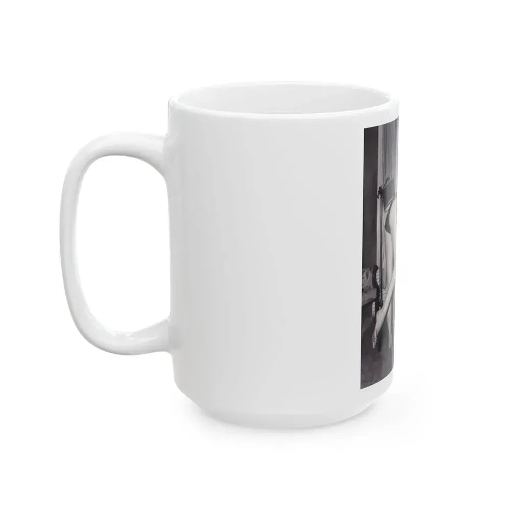 Bettie Page #569 (Vintage Female Icon) White Coffee Mug - Go Mug Yourself