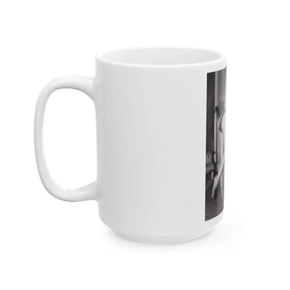Bettie Page #569 (Vintage Female Icon) White Coffee Mug - Go Mug Yourself